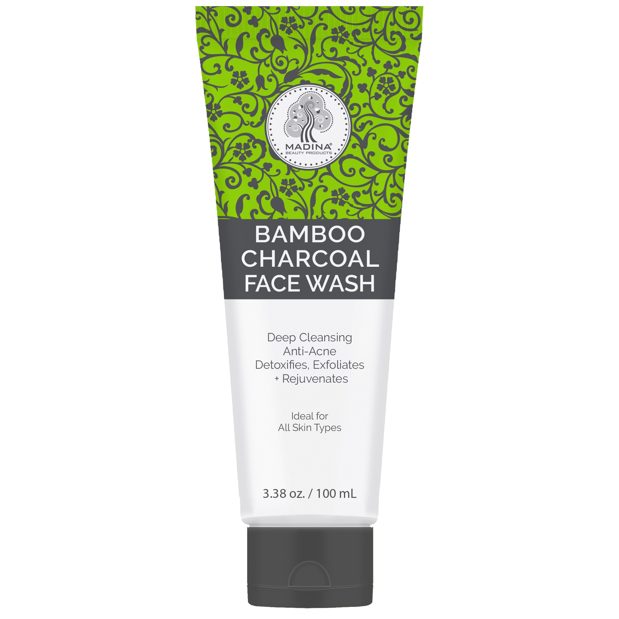 ফেস ওয়াশ -ব্যাম্বো চারকোল | FACE WASH -BAMBOO CHARCOAL - THAI