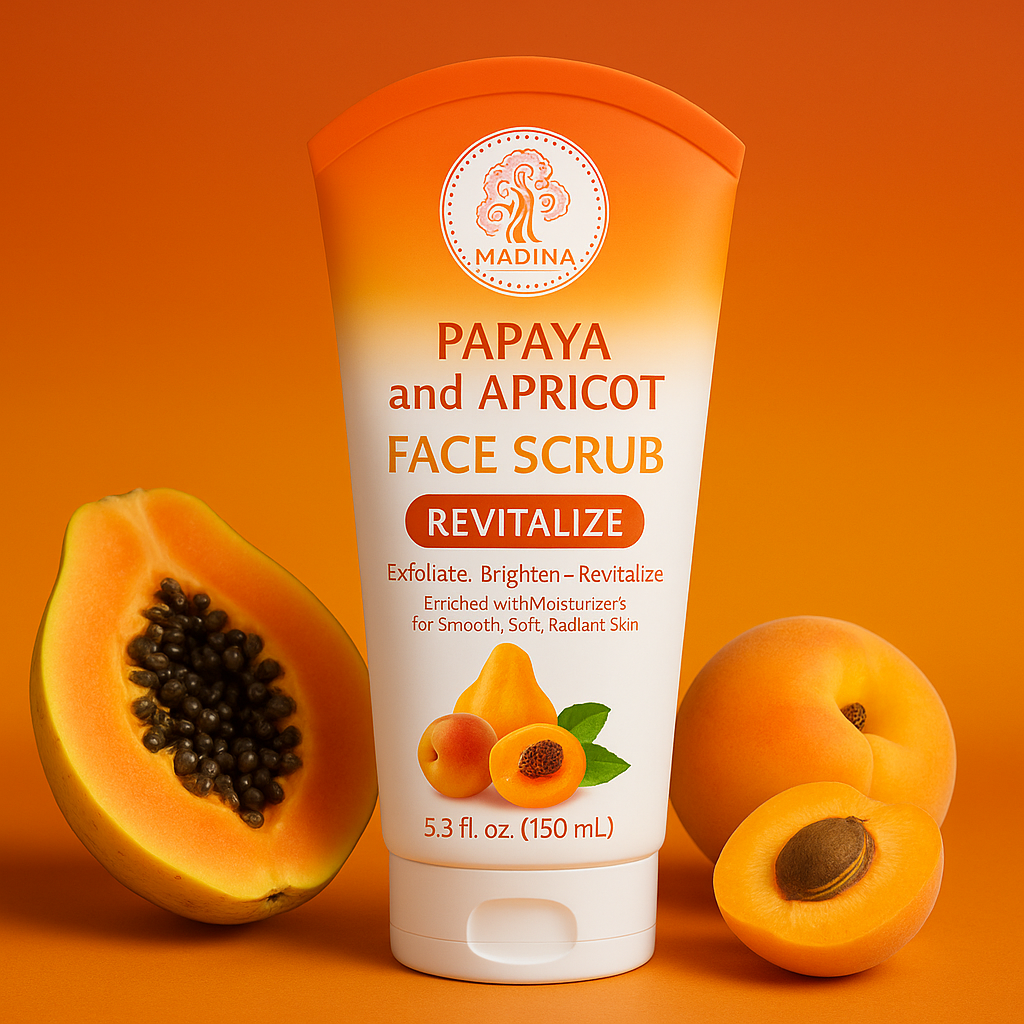 ফেসিয়াল স্ক্রাব - পেঁপে এবং এপ্রিকট 🇺🇸 USA | FACIAL SCRUB -PAPAYA ...